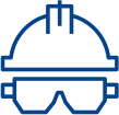 hardhat safety glasses